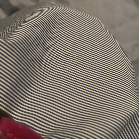 Worthington Women's Blue White Button-Up Long Sleeve Blouse Size extra Large - Picture 3 of 4